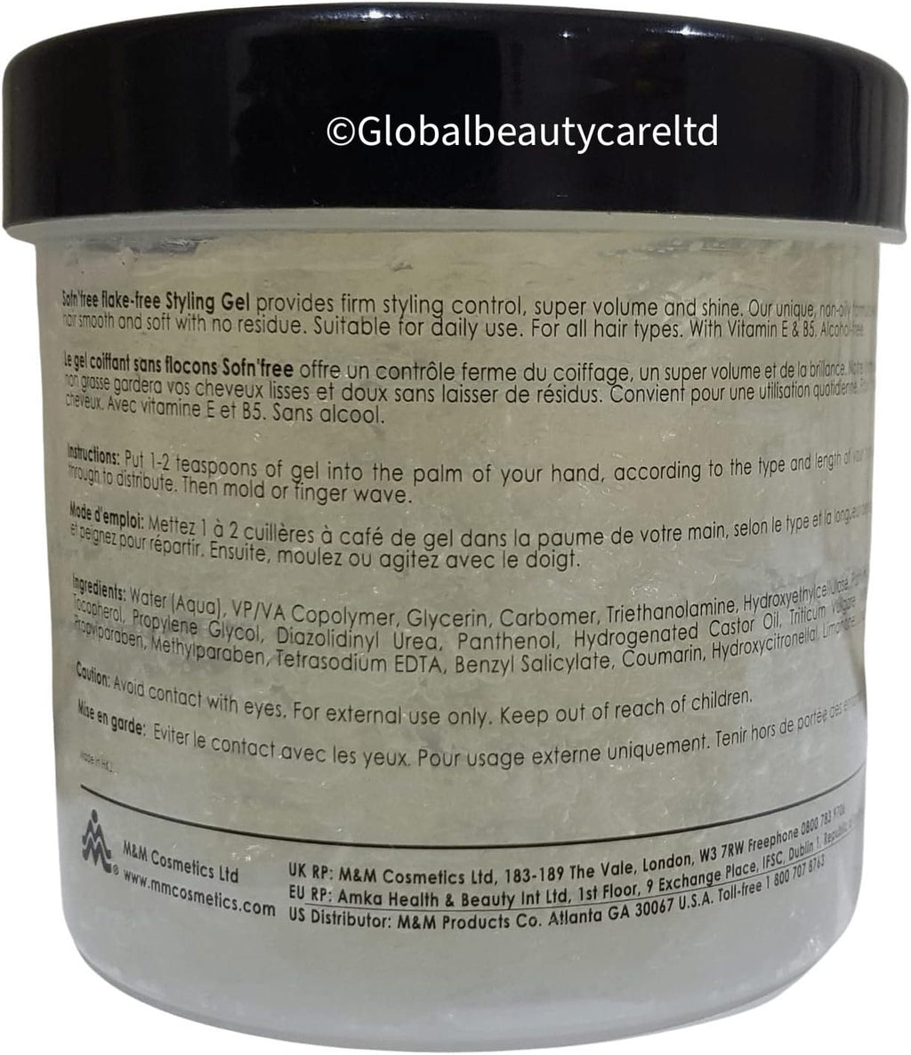 Sof N Free Protein Styling Gel Clear 180ml, 500ml / 907ml