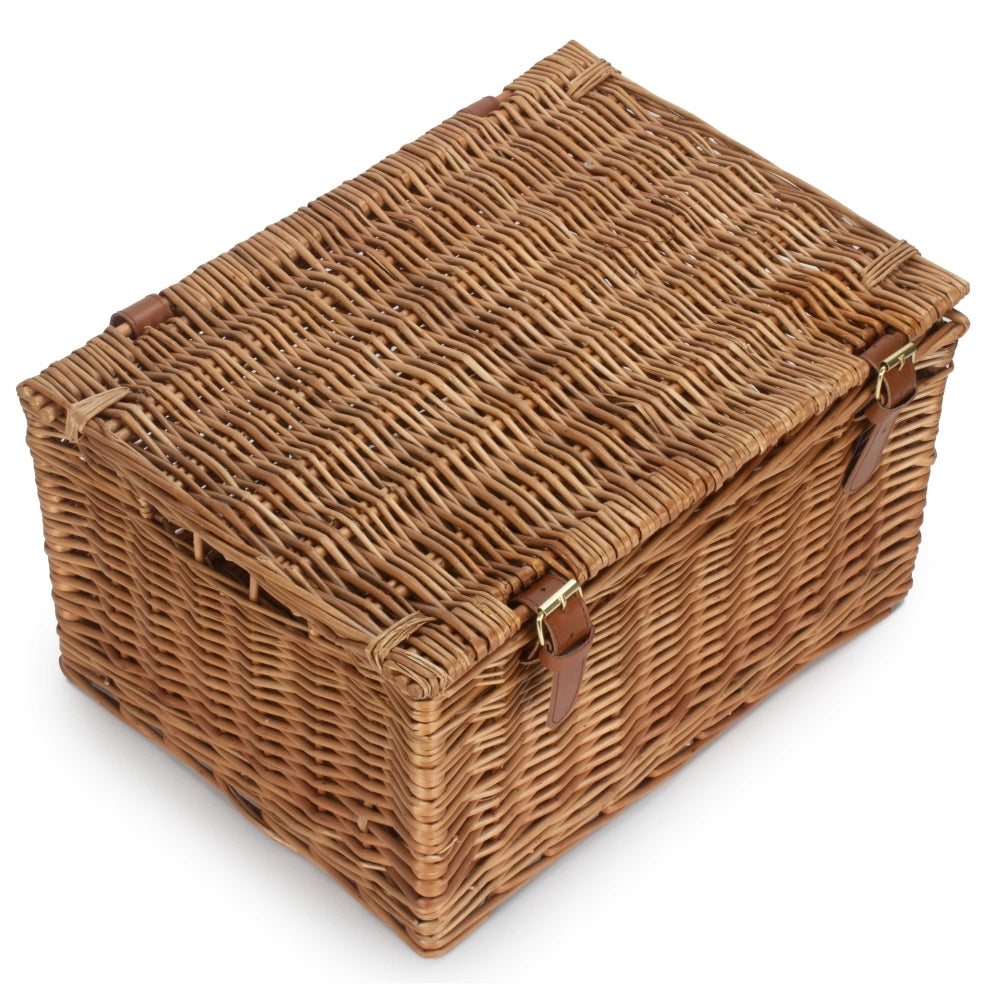 Light Steamed Windsor Wicker Picnic Basket