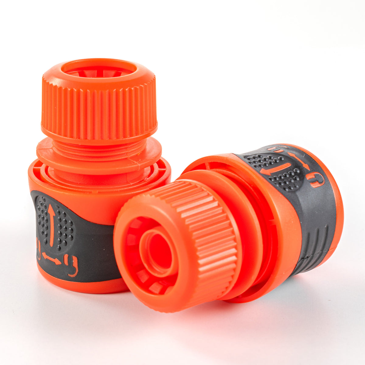 Premium Garden Hose Yellow with Orange Lock Connectors for Garden Irrigation Kit-1