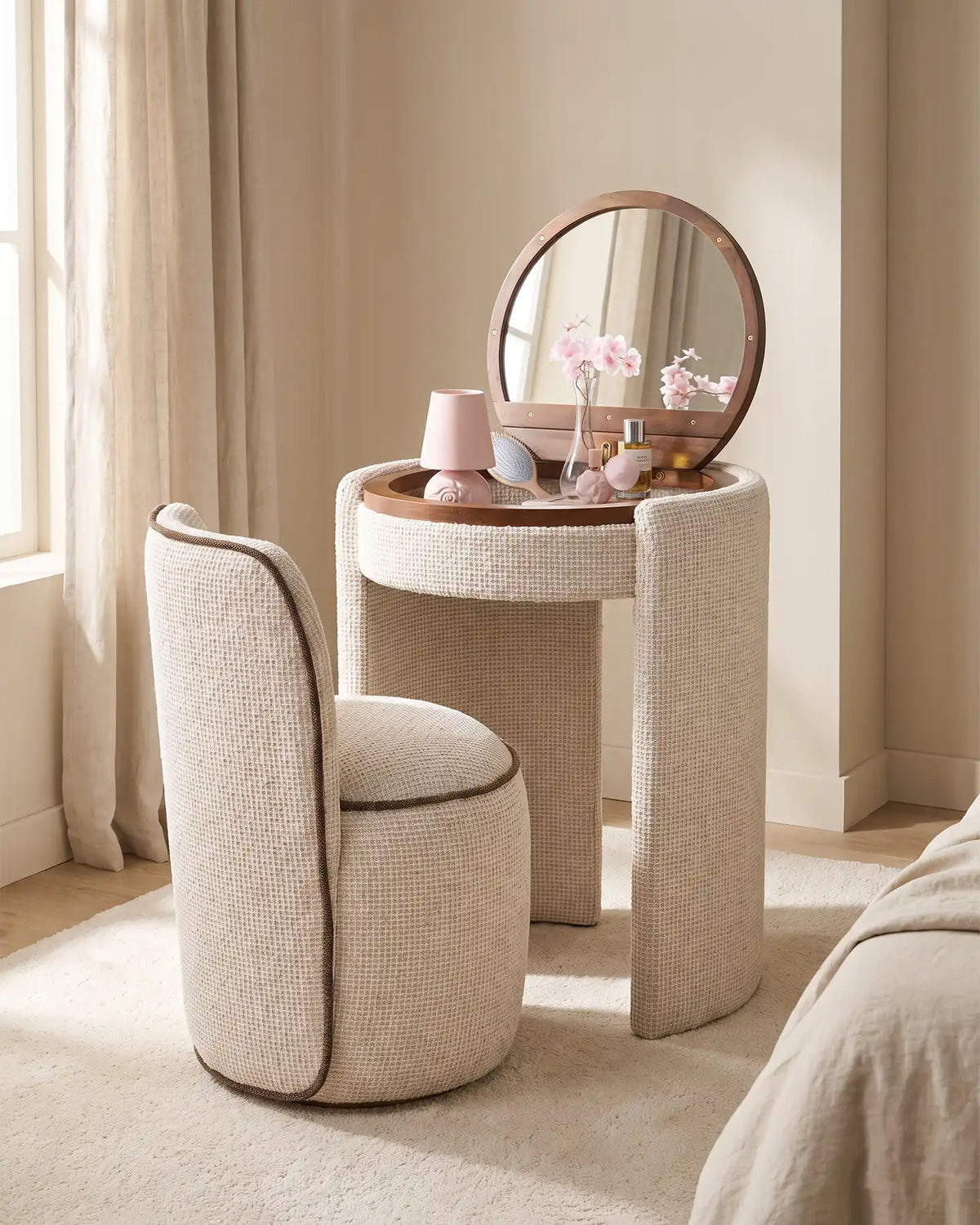 Mina Upholstered Dressing Table Set [Pre-Order]