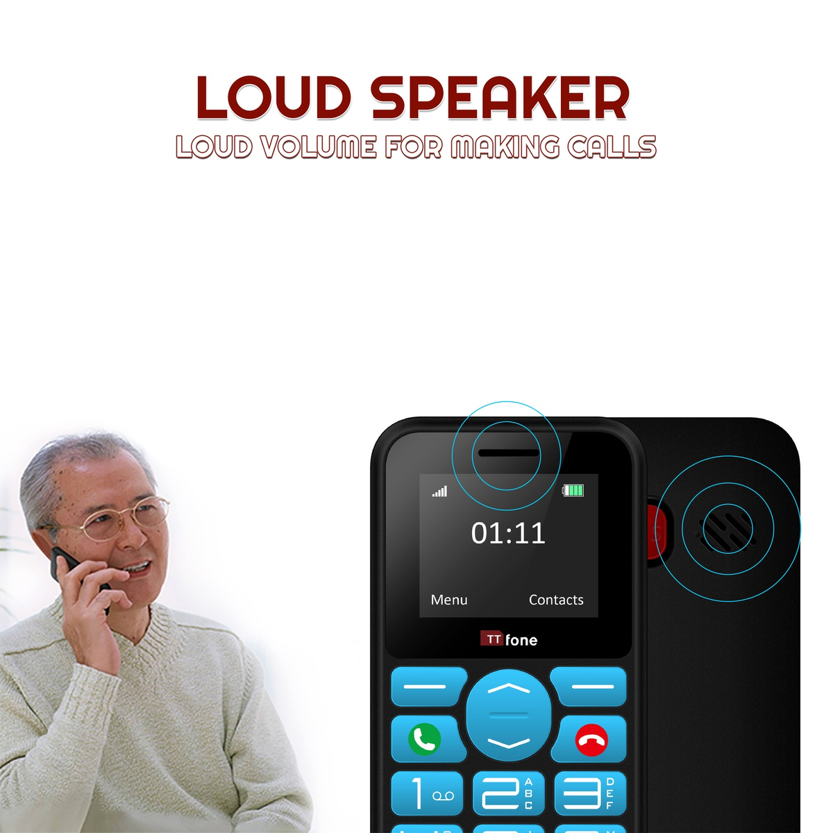 TTfone TT190 with USB Cable Giffgaff SIM Network