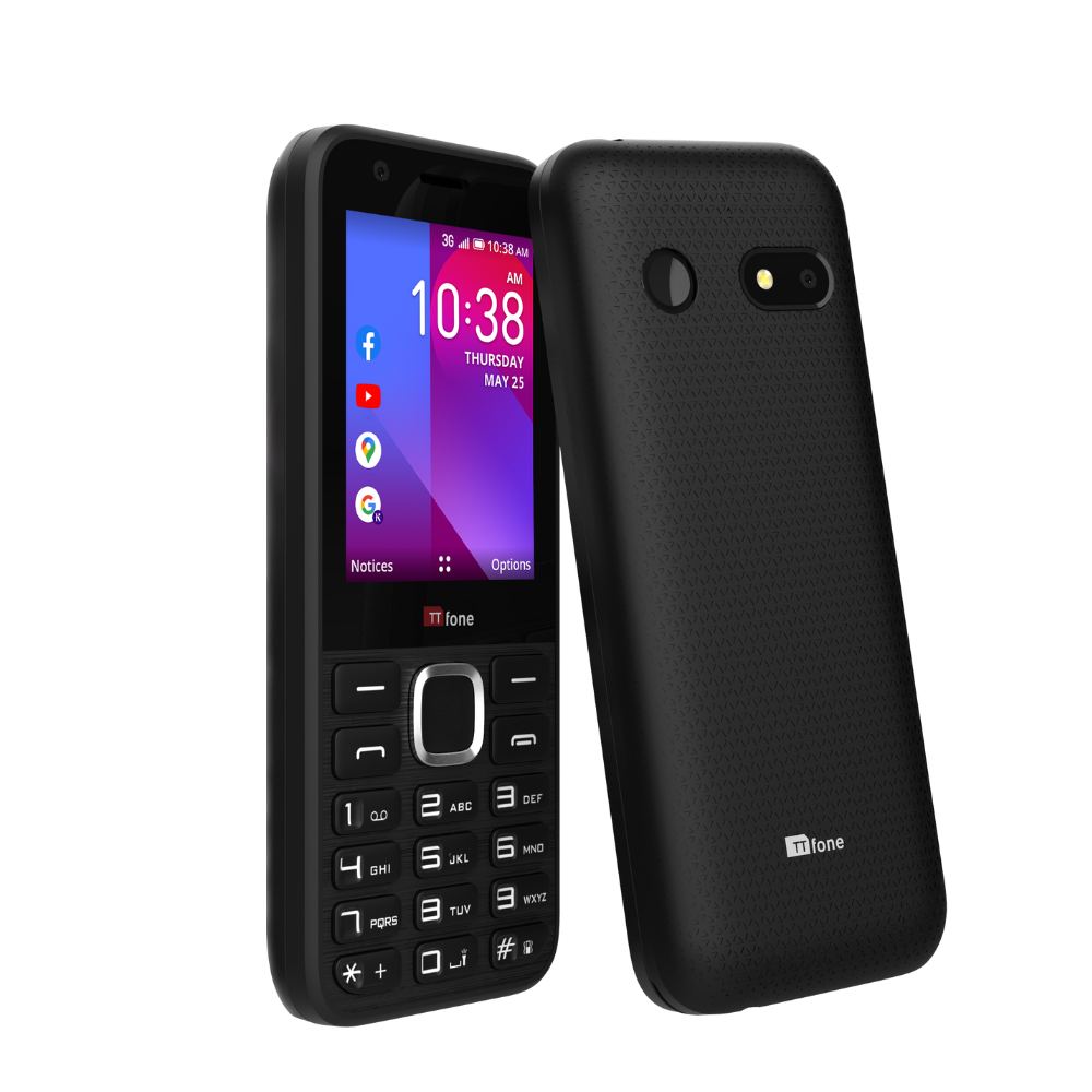 Used - TTfone TT240 with USB Cable, Vodafone SIM Card