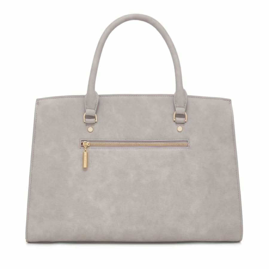 Aricia Grey Vegan Laptop Bag