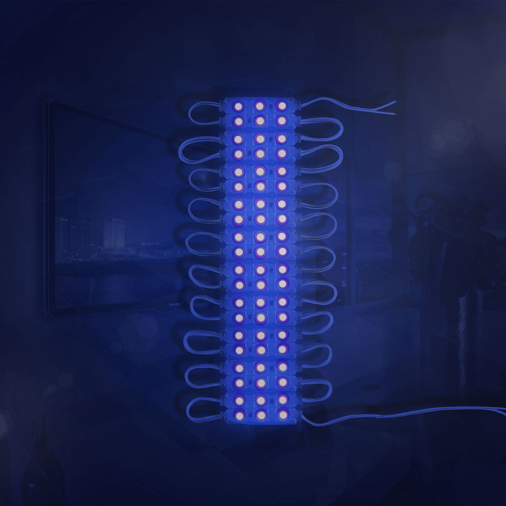 Blue LED Module 12V IP67 Waterproof 1.5W Sign Backlight~5240-0