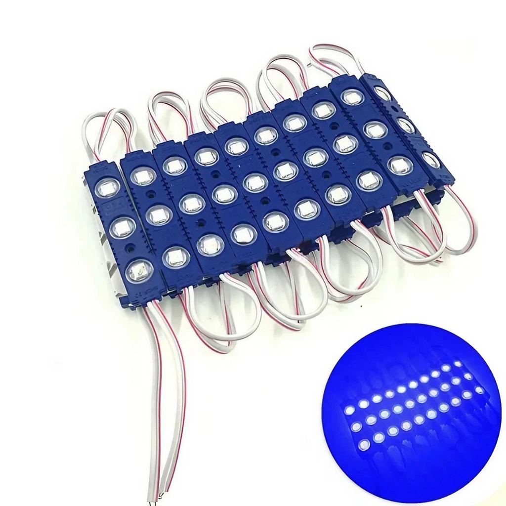 Blue LED Module 12V IP67 Waterproof 1.5W Sign Backlight~5240-6