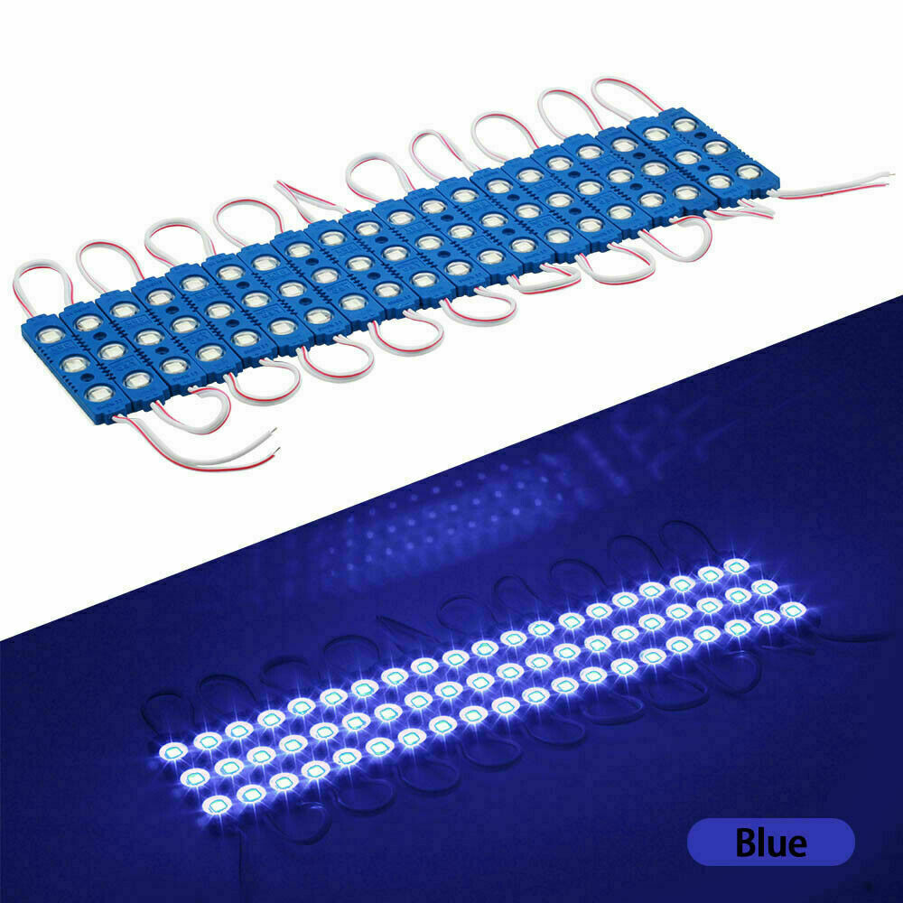 Blue LED Module 12V IP67 Waterproof 1.5W Sign Backlight~5240-2